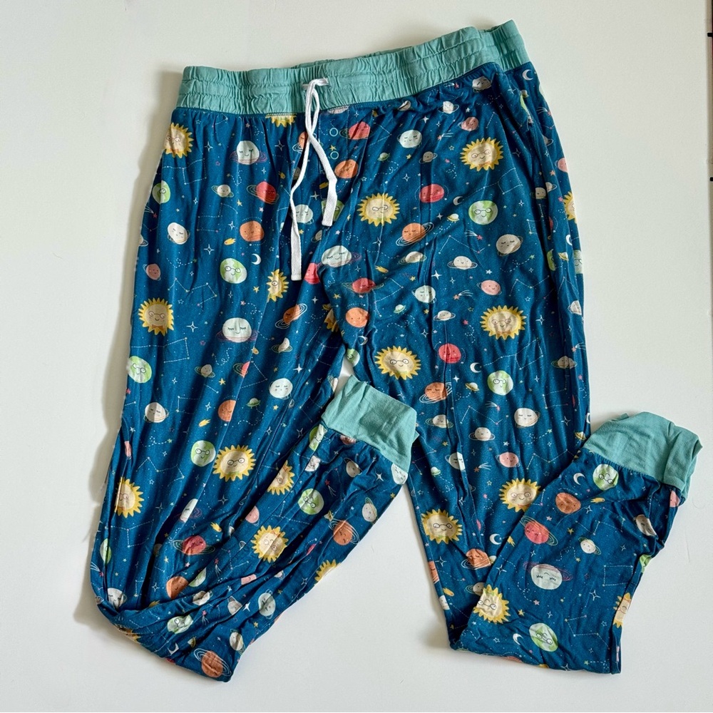 Little Sleepies Solar System Womens Pajama Pants Jogger – Large – Bamboo
